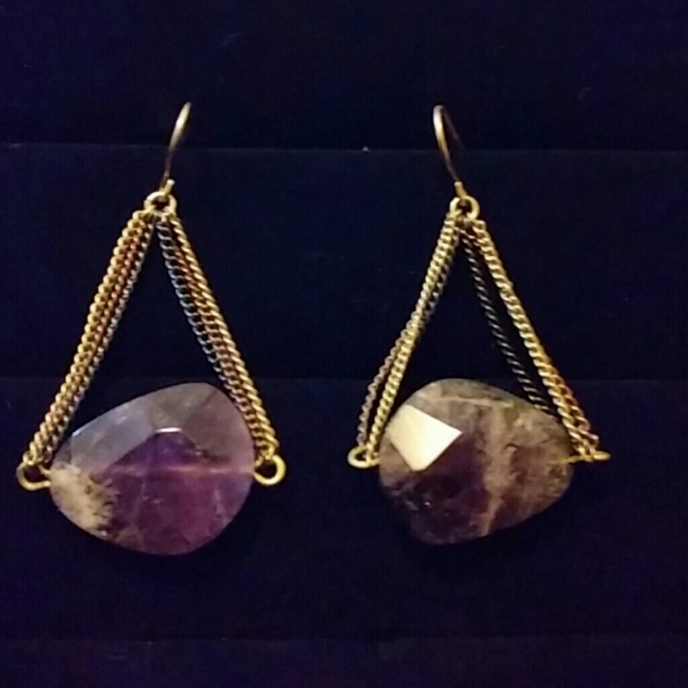 Amethyst Drop Earrings